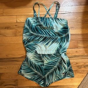 Abercrombie kids girls pool to play romper size 11/12
